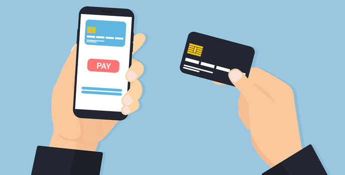 Making online payment using a mobile phone