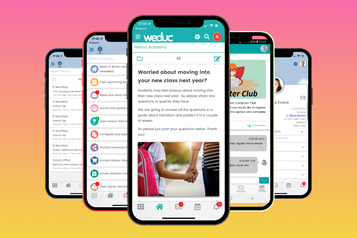 The Weduc school app